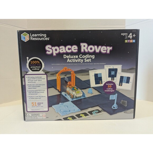 Learning Resources Space Rover Deluxe Coding Activity Set STEM - Picture 1 of 2